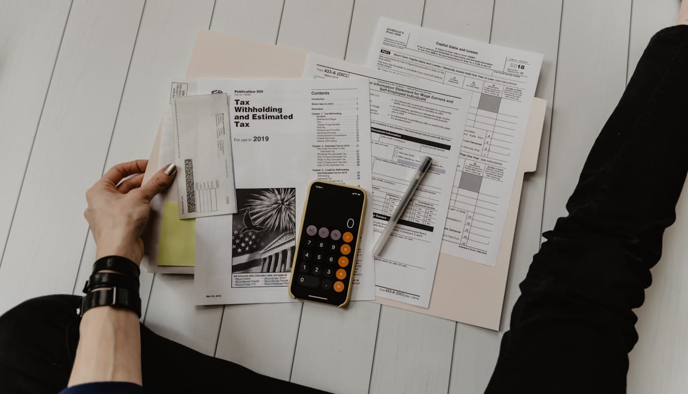 Finance professionals reviewing business data