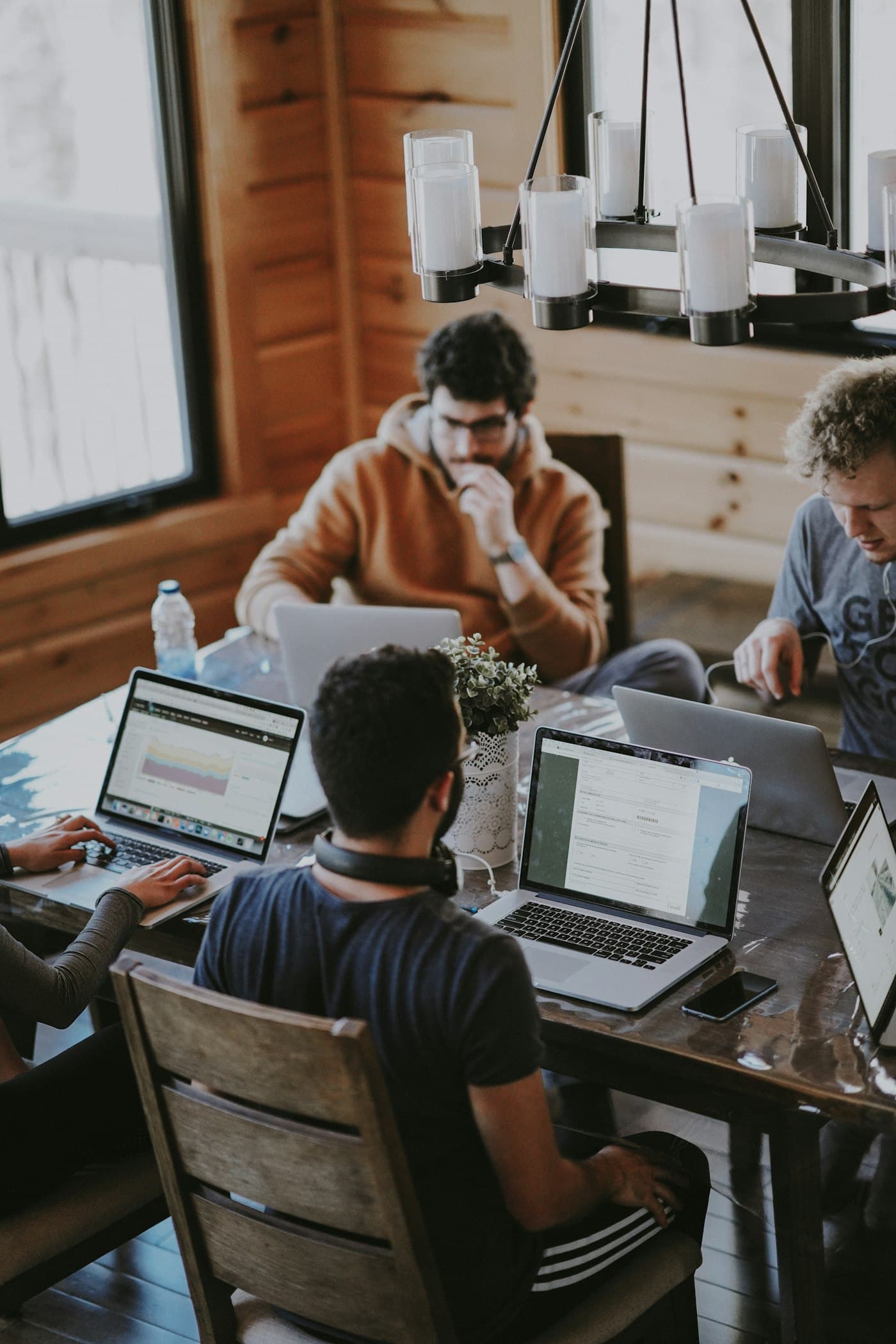 HR professionals in a workplace discussion