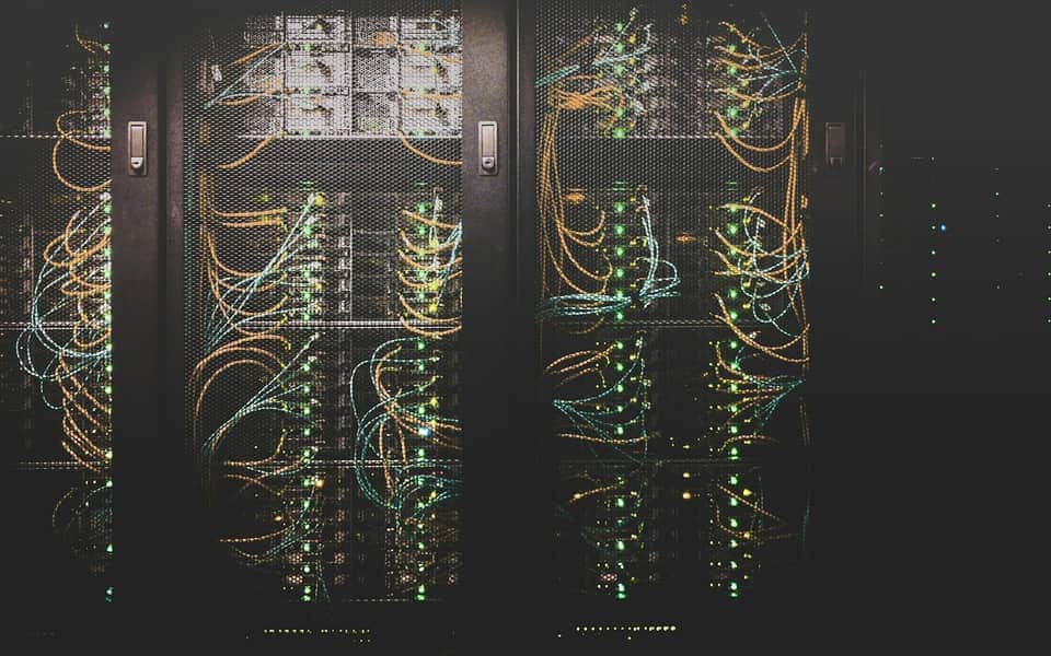 Data centre server racks and infrastructure