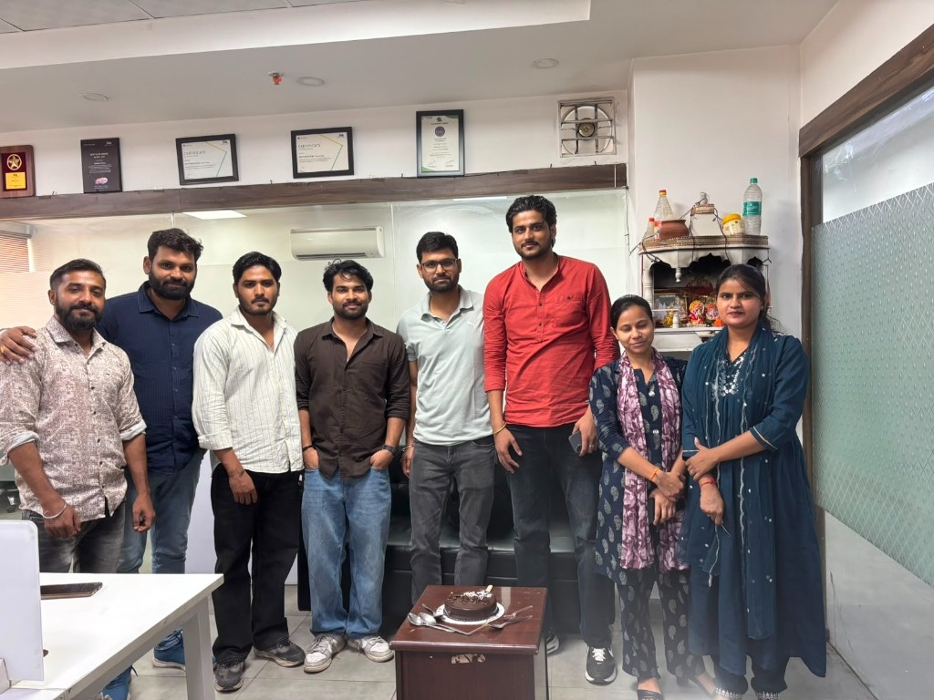 Informal celebration with the Software House team