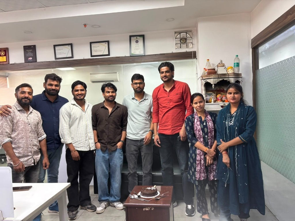 Software House team sharing a special moment