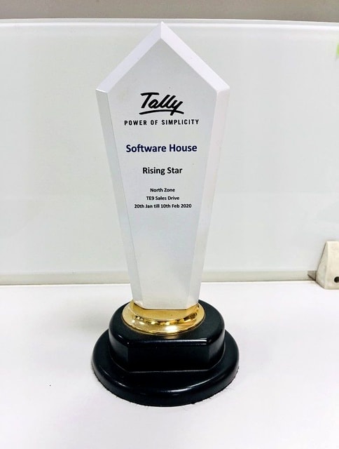 Tally Rising Star trophy