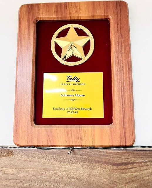 TallyPrime certificate of appreciation