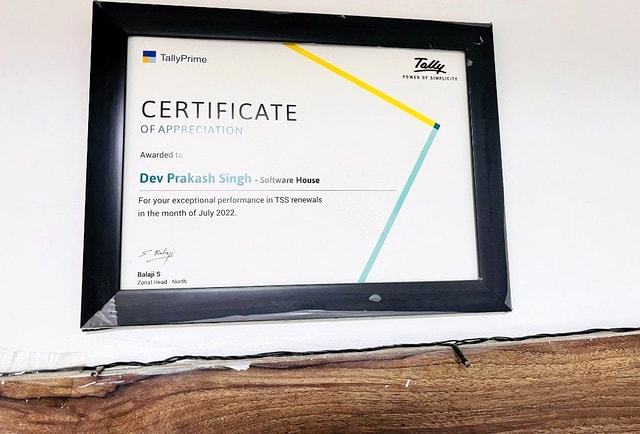 Logic ERP Diamond Partner certificate